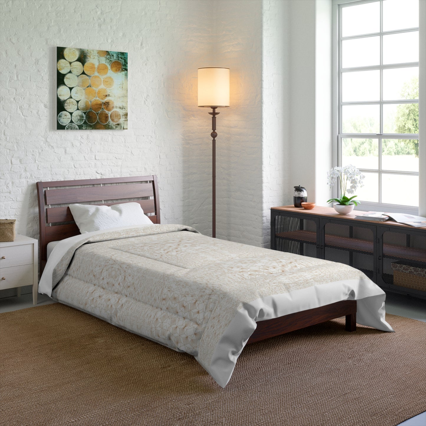 Helmsman Cozy Neutral Comforter for Modern Bedrooms | Soft Textured Bedding