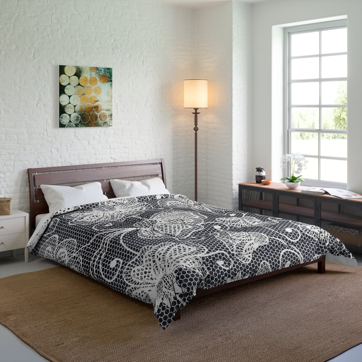 Helmsman Elegant Floral Comforter – Cozy Home Bedding for Relaxation