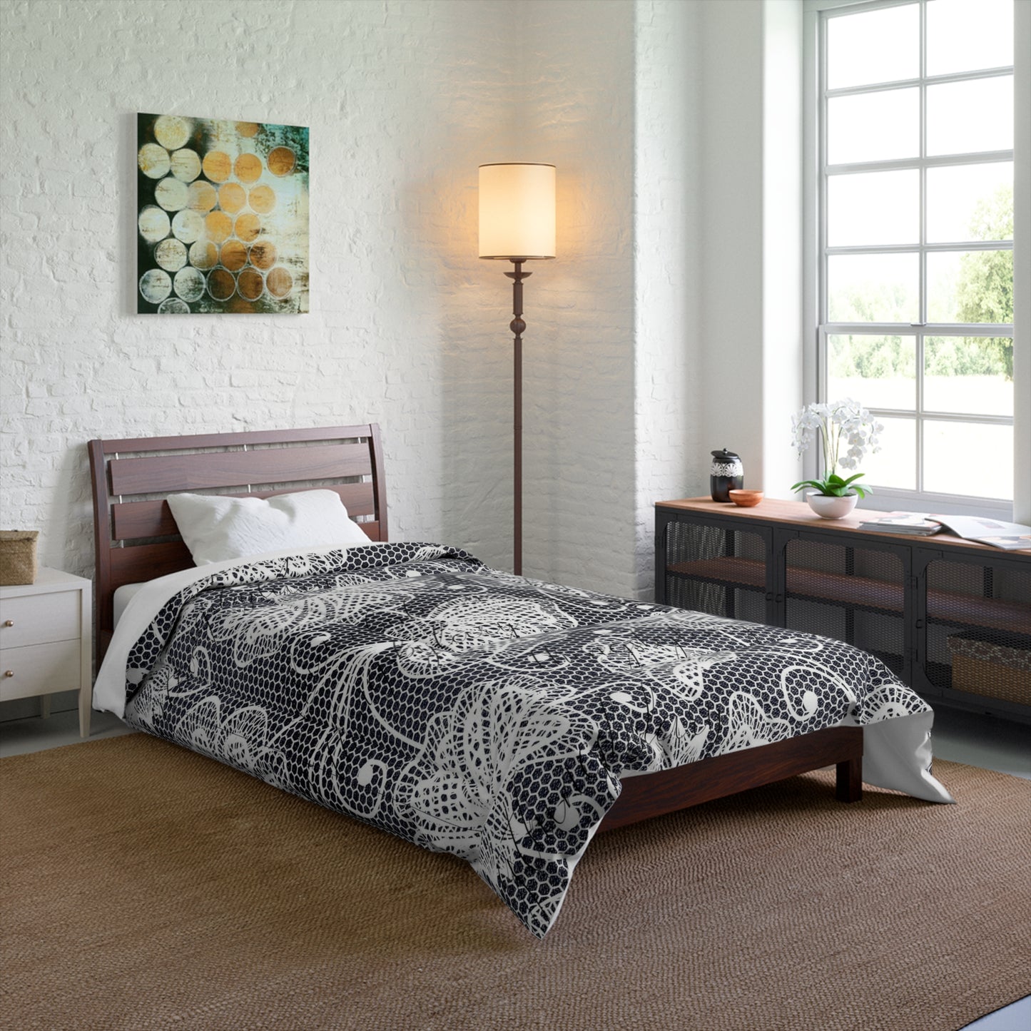 Helmsman Elegant Floral Comforter – Cozy Home Bedding for Relaxation