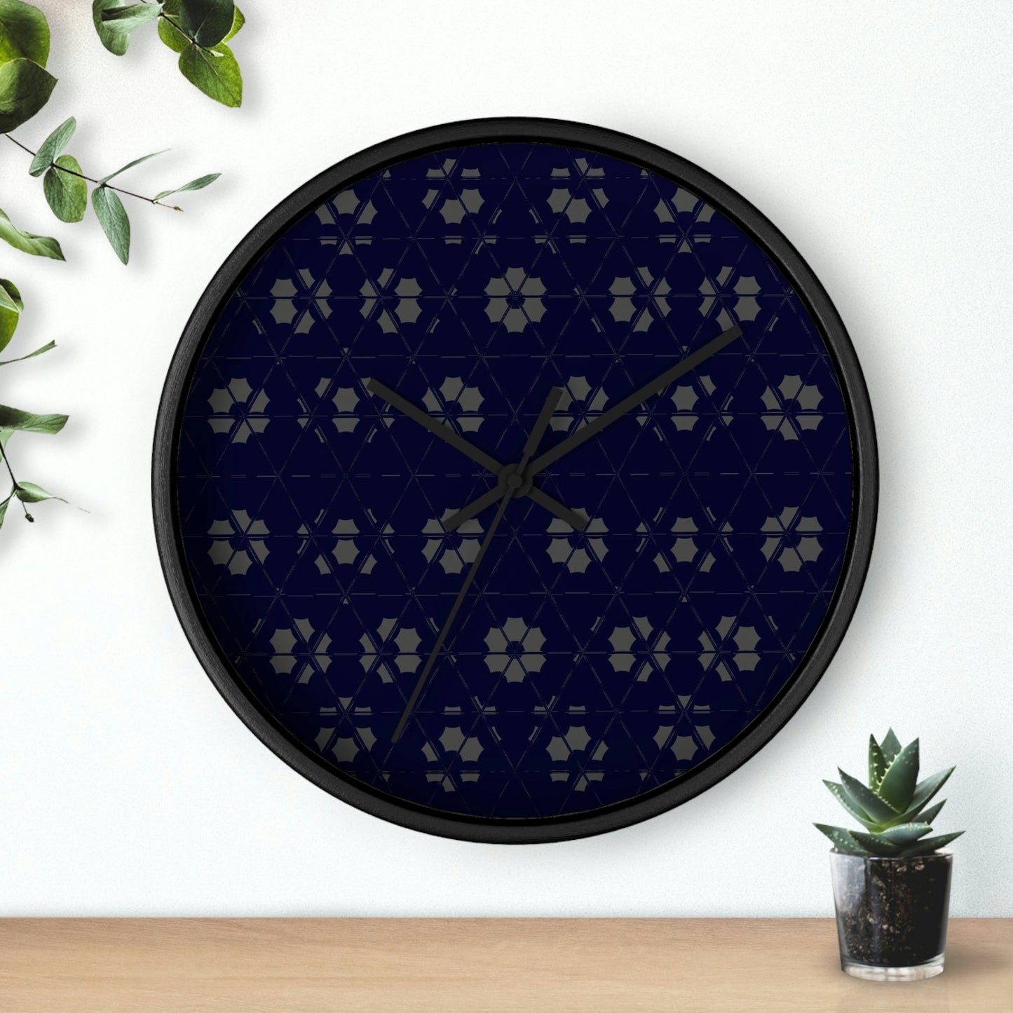 Office Wall Clock - Black / Black / 10"