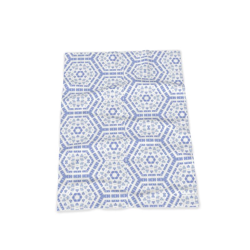 Tea Towels - 100% Cotton / Red Wavy Edge