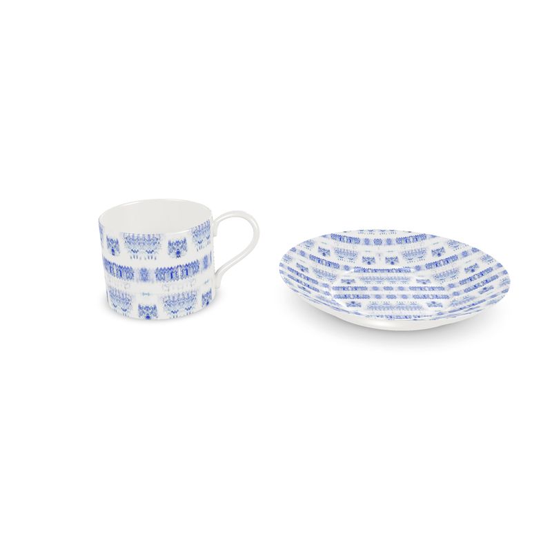 Cup And Saucer - Large Coffee Cup & Saucer / 1 Cup & Saucer