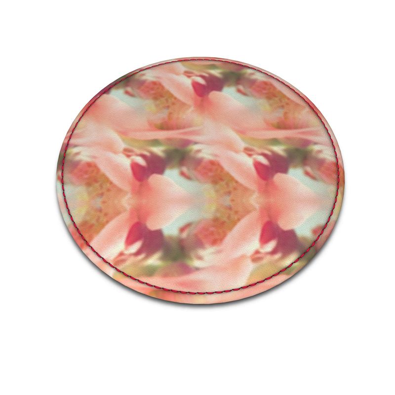 Leather Coasters - Square / Textured Faux Leather