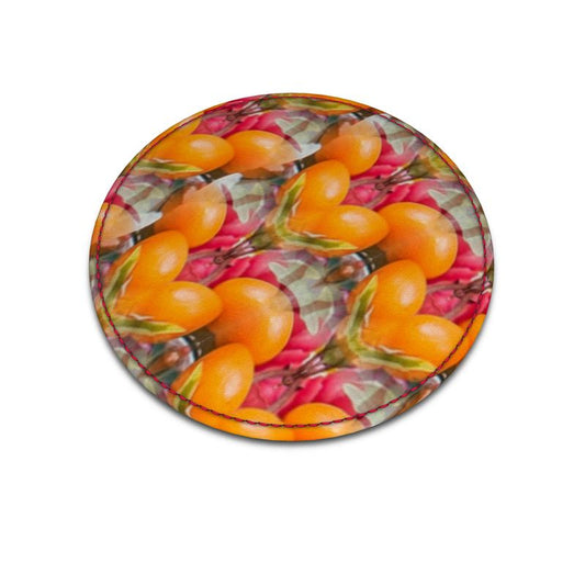 Leather Coasters - Square / Smooth Nappa Leather