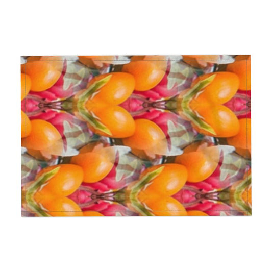 Fabric Placemats - Cotton-Linen / Landscape / 4cm Hem