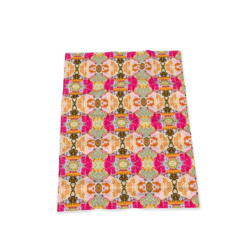 Kitchen Towels - 100% Cotton / Red Wavy Edge