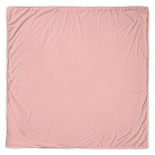 Throw - Plush Velvet - Square 57x57" / Coral Fleece