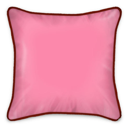 Silk Pillows - Square 16" (40cm) / Double sided 100% Silk print / Down Feather Pad