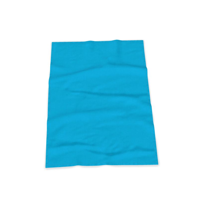 Kitchen Towels - Tokri Half Panama Cotton / Navy Wavy Edge