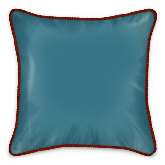 Silk Pillows - Square 16" (40cm) / Stone washed 100% Linen back / Polyester Insert
