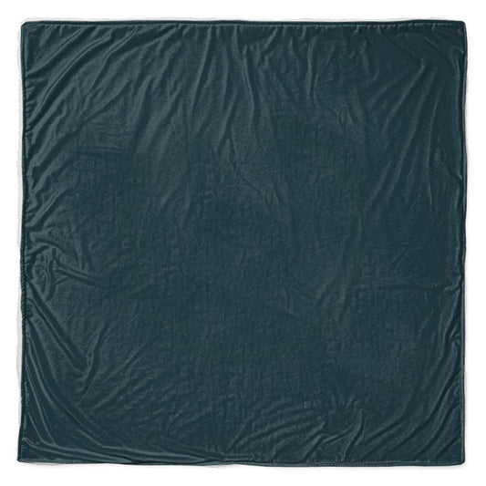 Throw - Plush Velvet - Square 57x57" / Coral Fleece