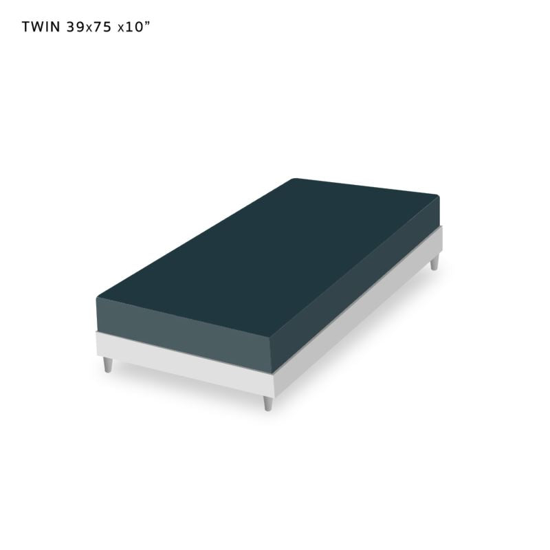 Fitted Sheets USA - Twin (39"x75") / One Pillowcase