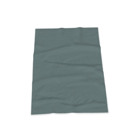 Kitchen Towels - 100% Cotton / Navy Wavy Edge