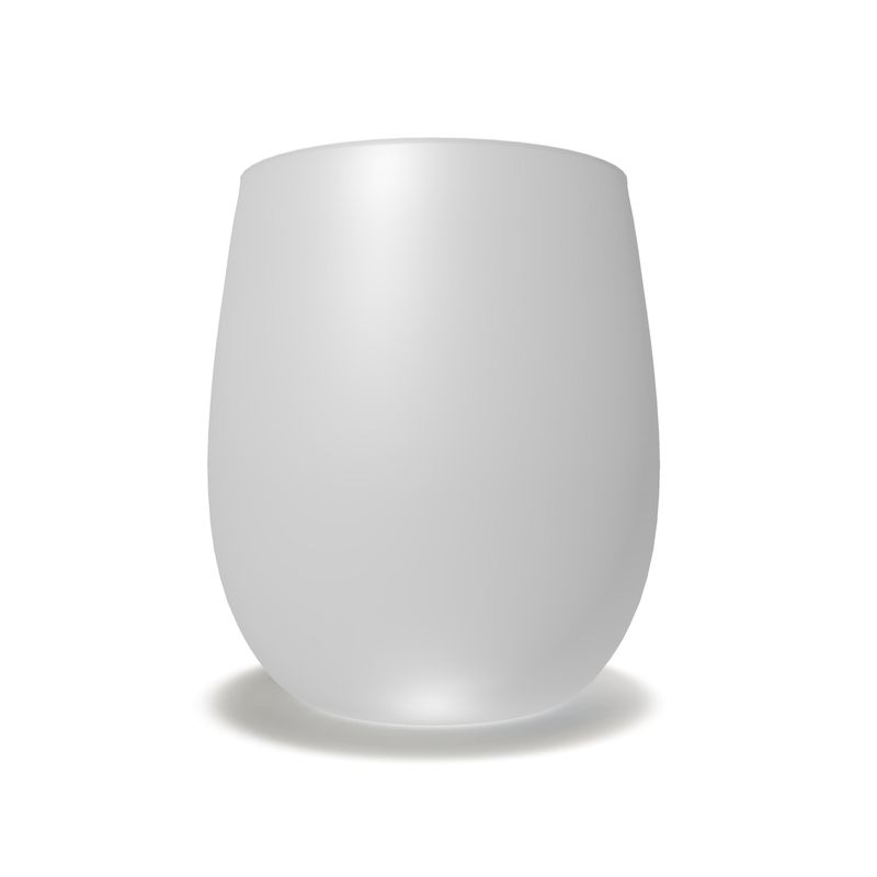Water Glass - Matte Frosted