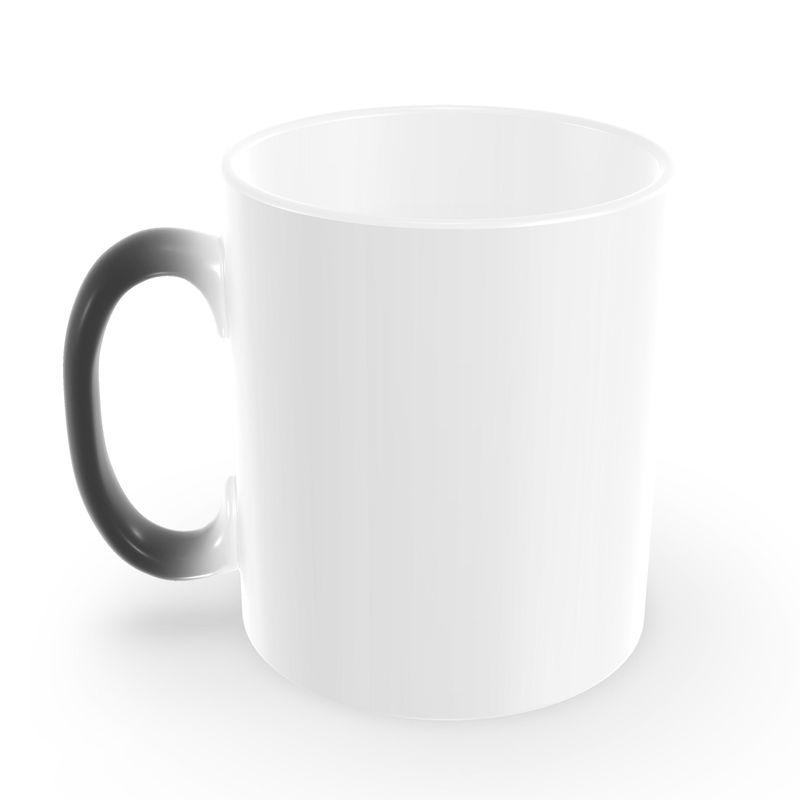 Heat Changing Mug - Black Mug