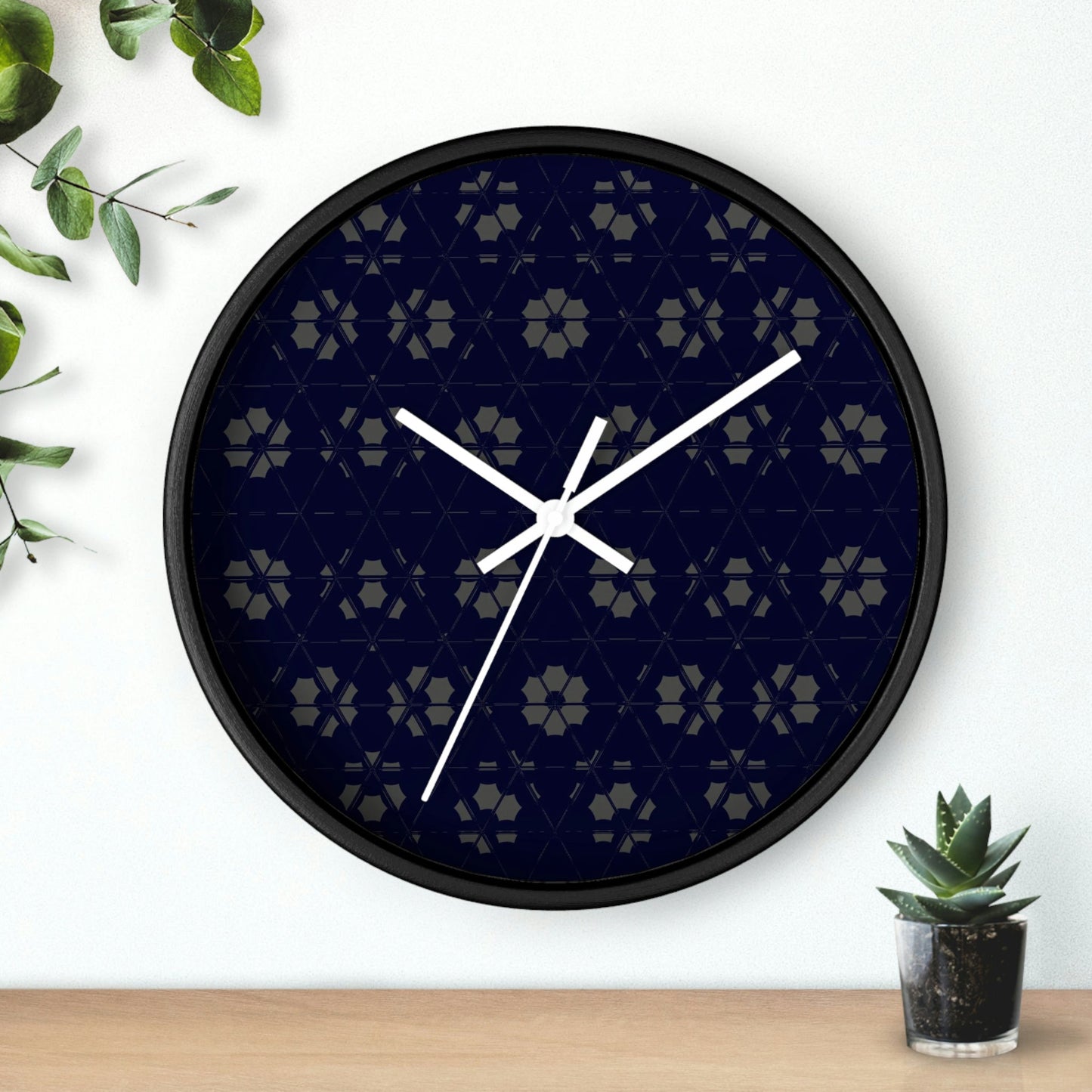 Office Wall Clock - Black / Black / 10"