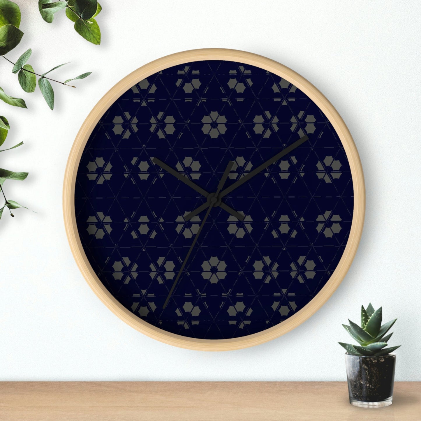 Office Wall Clock - Black / Black / 10"